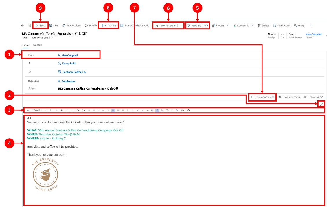 Anatomy of an email form. Anatomy of email.