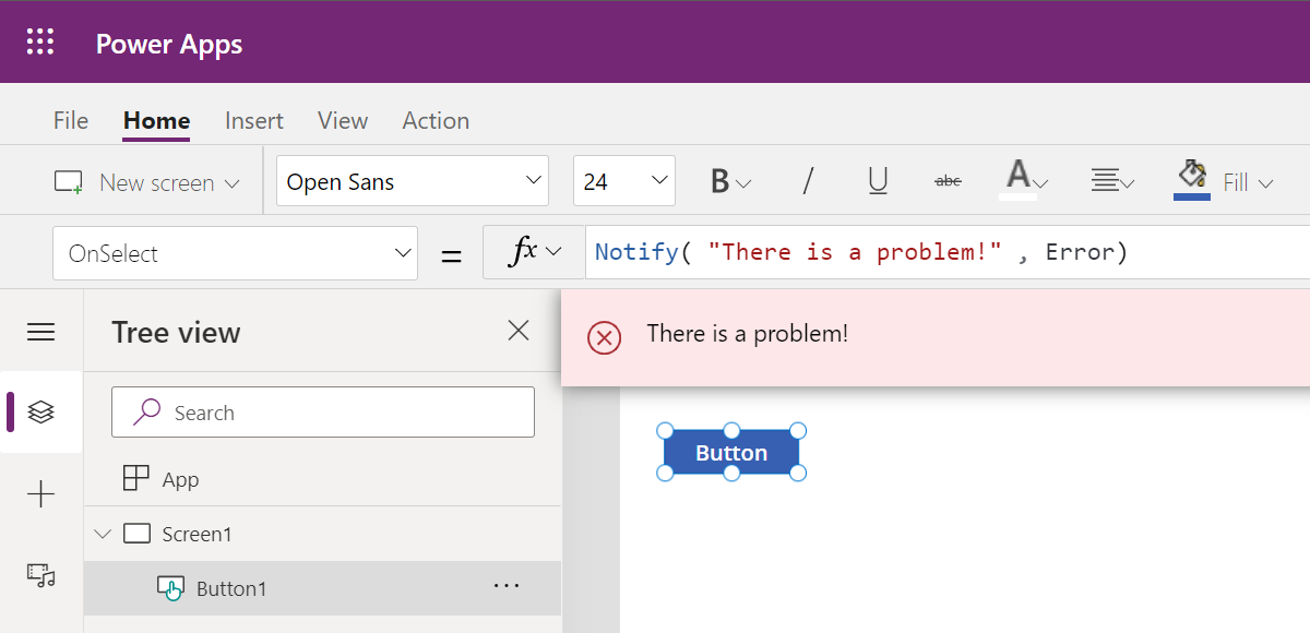 New show error Notify function replaces ShowError.