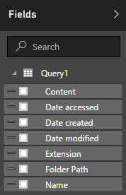 Imported fields Imported fields