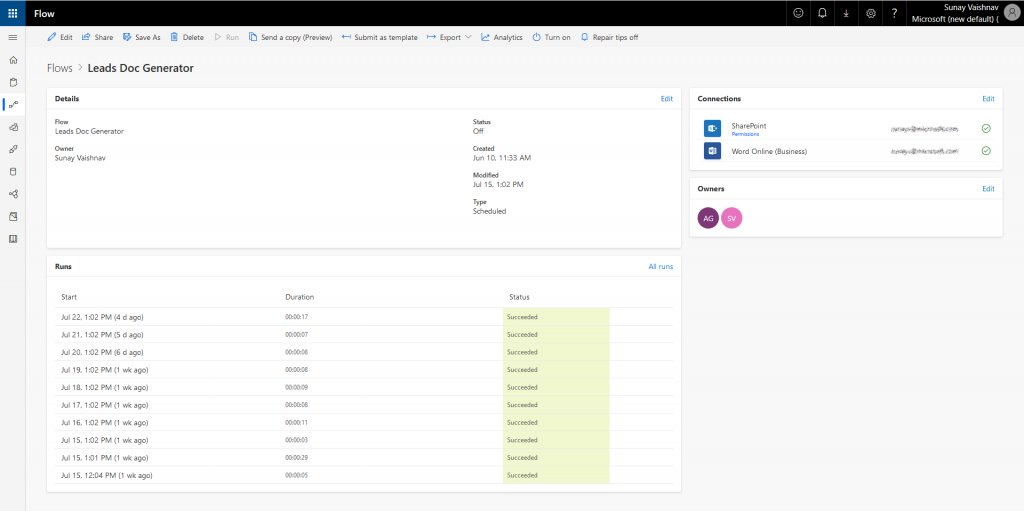 Details page Details page