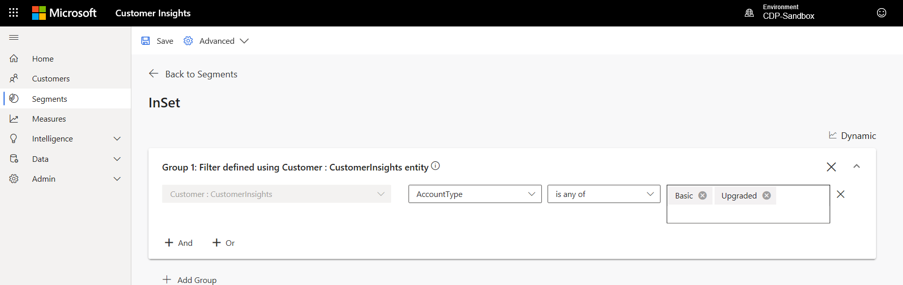 Visual of in-segment operator options Visual of in-segment operator options