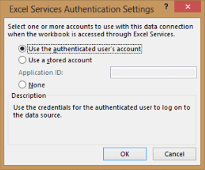 excel services authentication settings excel services authentication settings