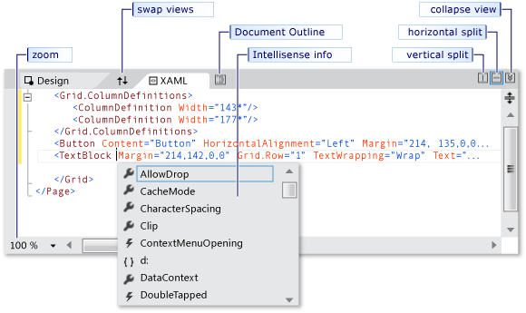 xaml_editor XAML view