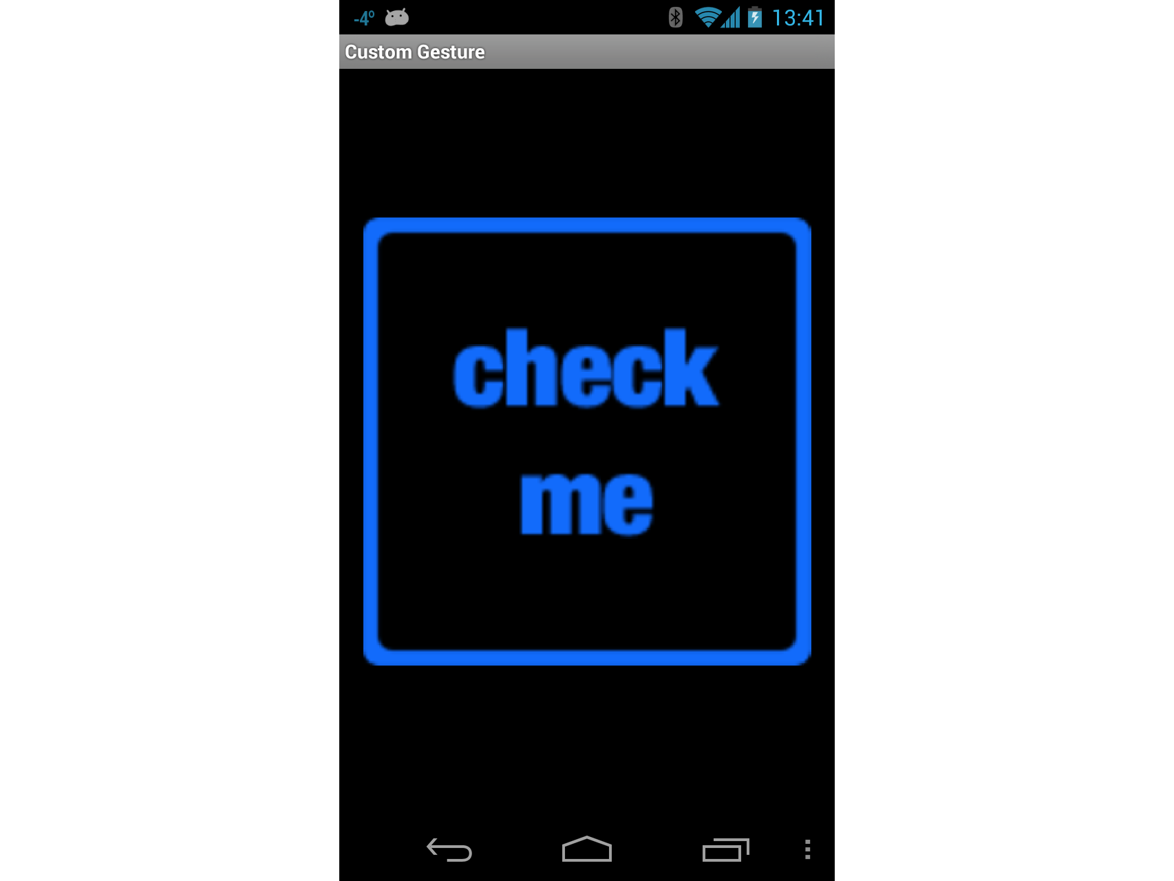 Screenshot with Check Me image