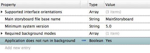Disabling Background Running
