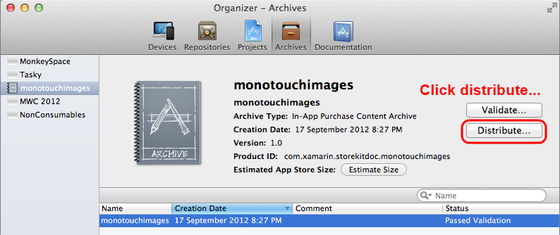 Distribute the app Distribute the app