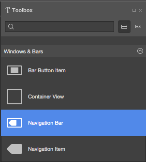 A Navigation Bar