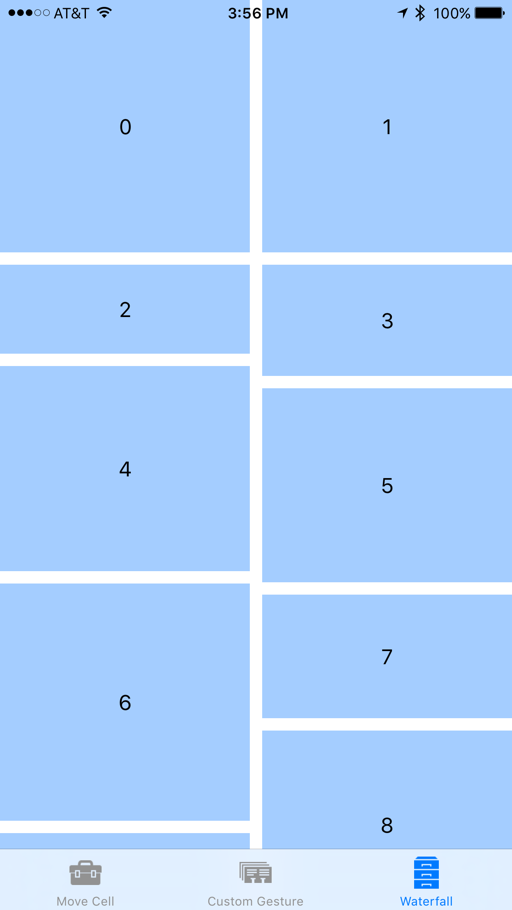 The collection view will now look like this