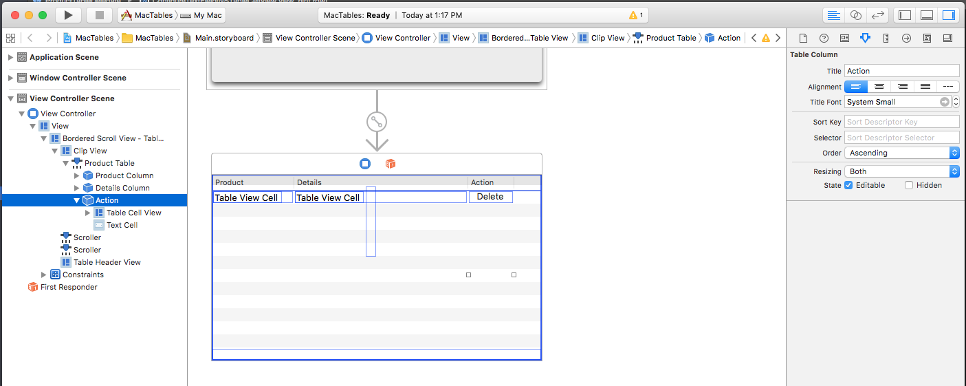 Editing the column name