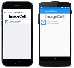 ImageCell Example ImageCell Example