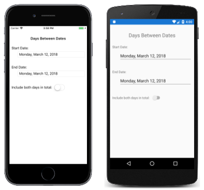 Days Between Dates Start Days Between Dates Start