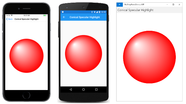 Conical Specular Highlight Conical Specular Highlight