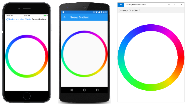 Sweep Gradient Sweep Gradient