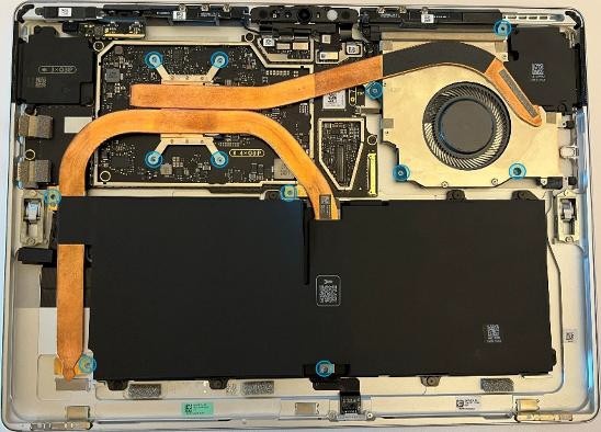 Screenshot that shows tightening order of 12 thermal module screws on Intel-only edition including inner bracket pattern.