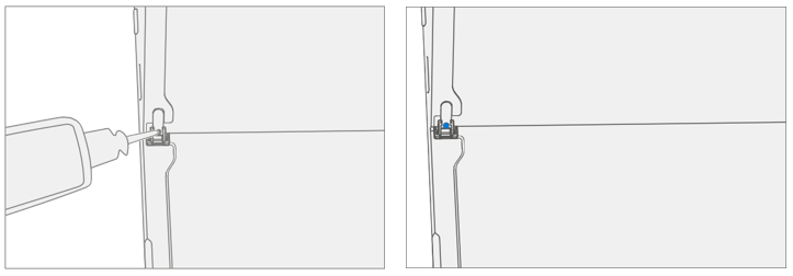 Screenshot that shows applying one drop of Loctite 243 thread locker to each screw boss.