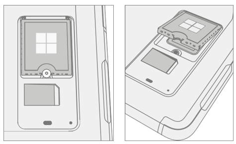 Screenshot that shows Torx-plus driver removing the single rSSD retention screw.
