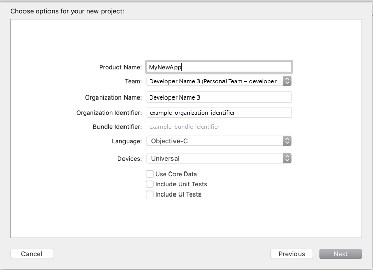 Create a new app Create a new app