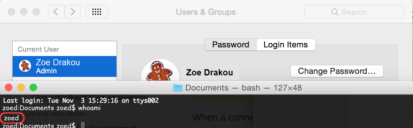 Getting the account name from the Terminal app