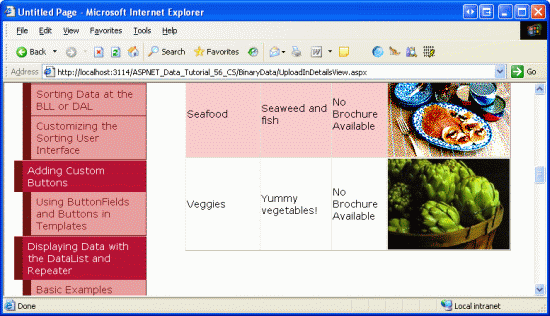 Las imágenes JPG para nuevas categorías se representan correctamente