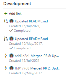 Captura de pantalla que muestra el control de desarrollo.