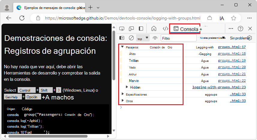 Registrar una gran cantidad de valores como grupos
