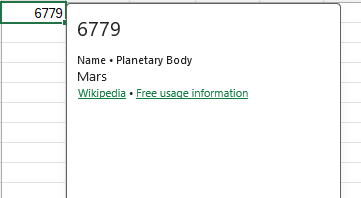 Tarjeta de tipo de datos que muestra la atribución de Wikipedia.