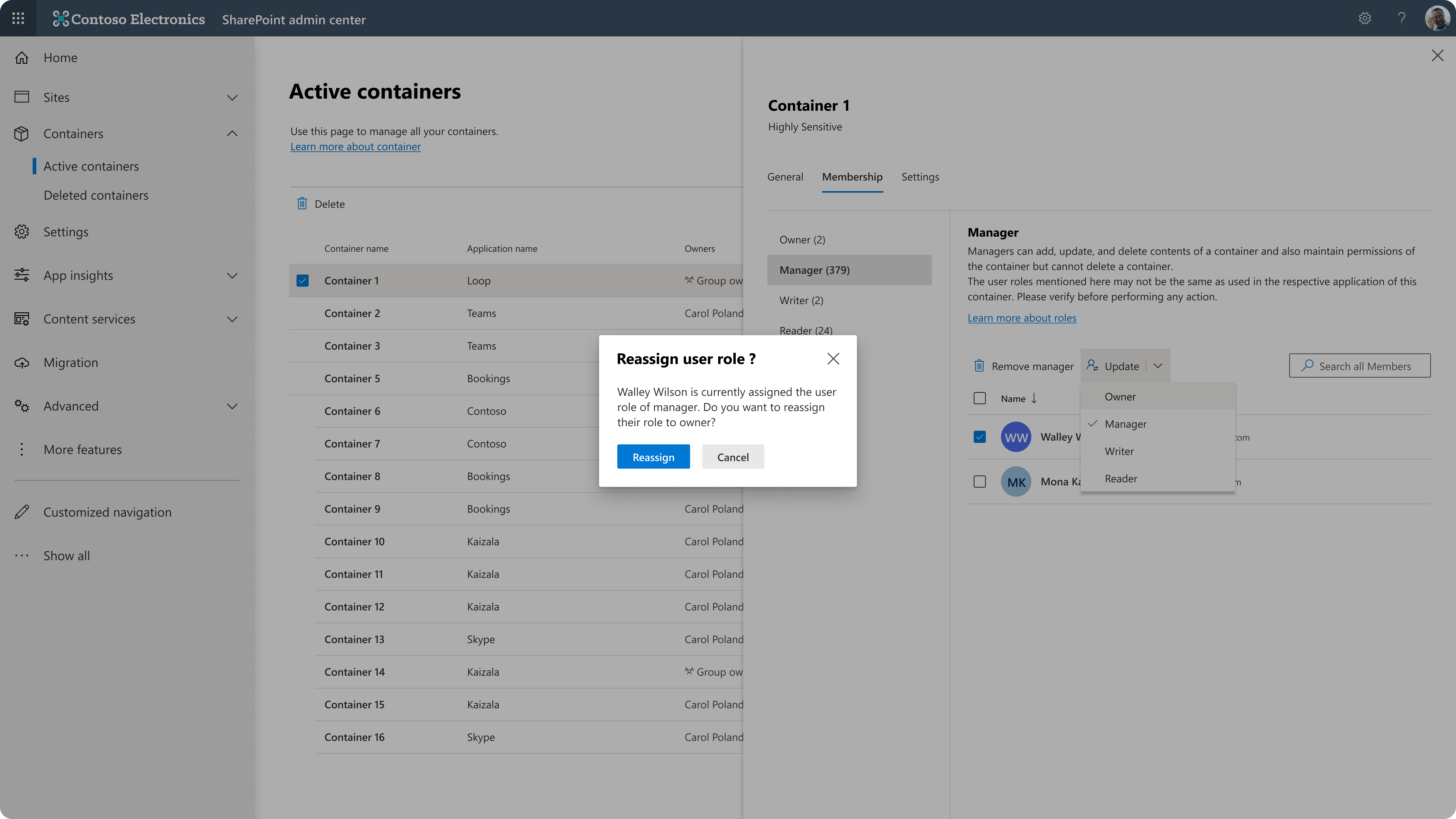  Reevaluación del contenedor SPE