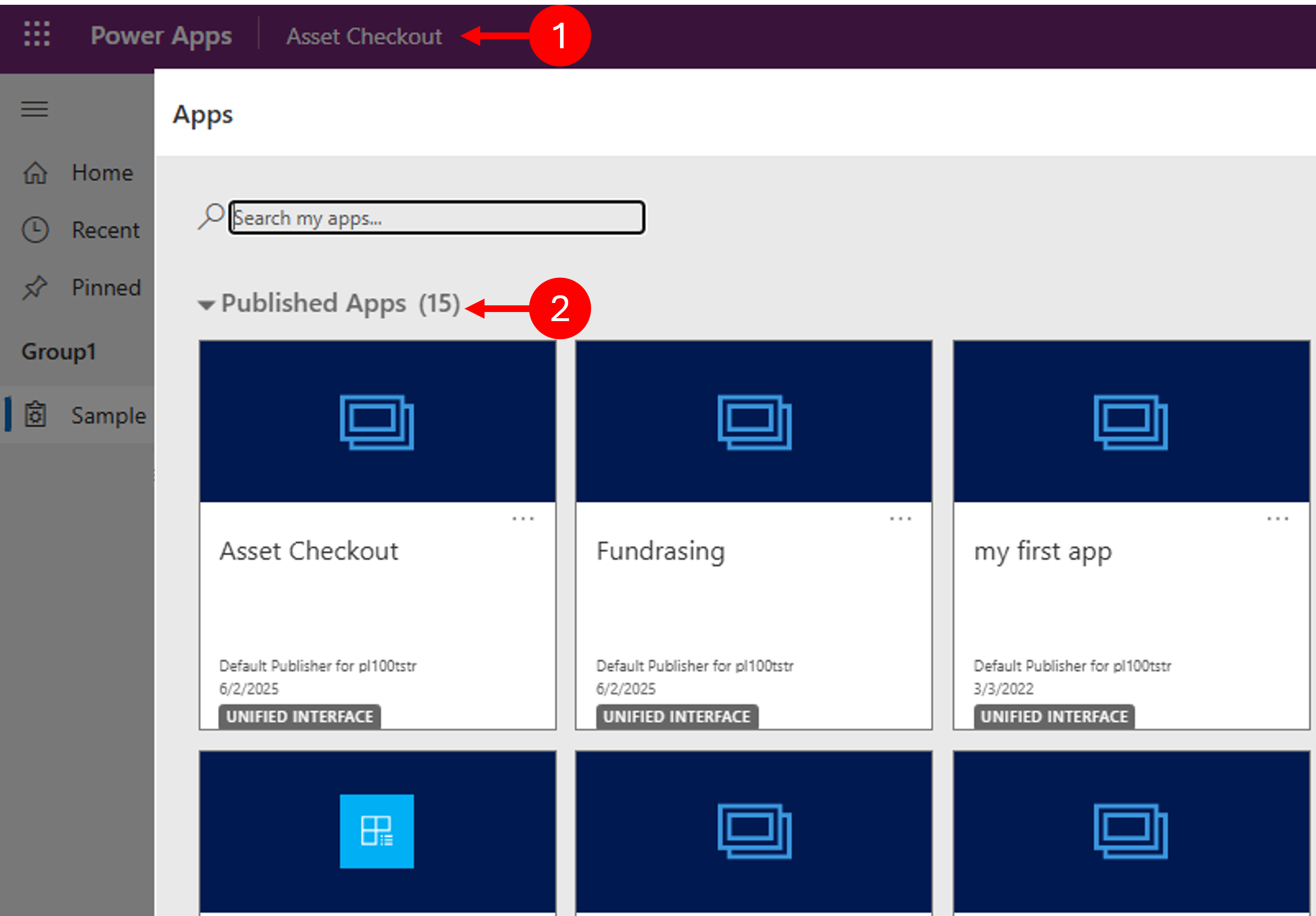 Captura de pantalla del selector de aplicaciones para cambiar entre aplicaciones