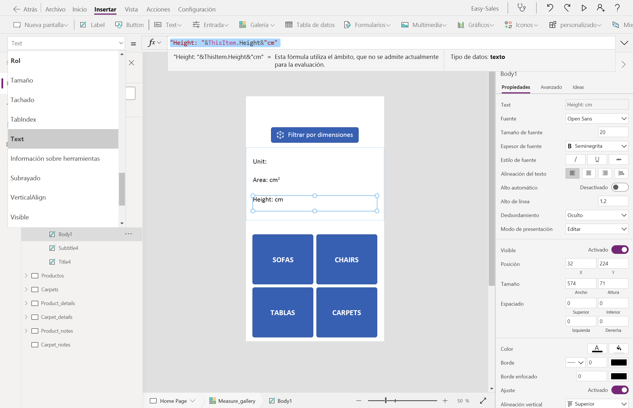 Captura de pantalla del texto principal.