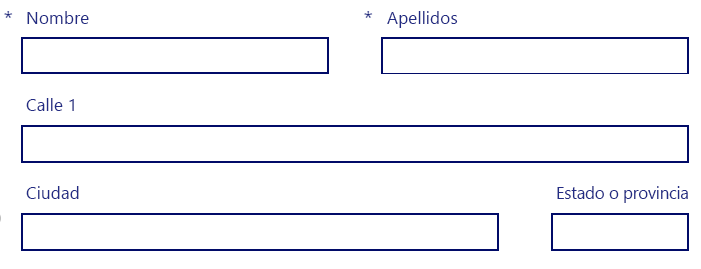 Captura de pantalla de las opciones de diseño de columna de arrastrar y soltar