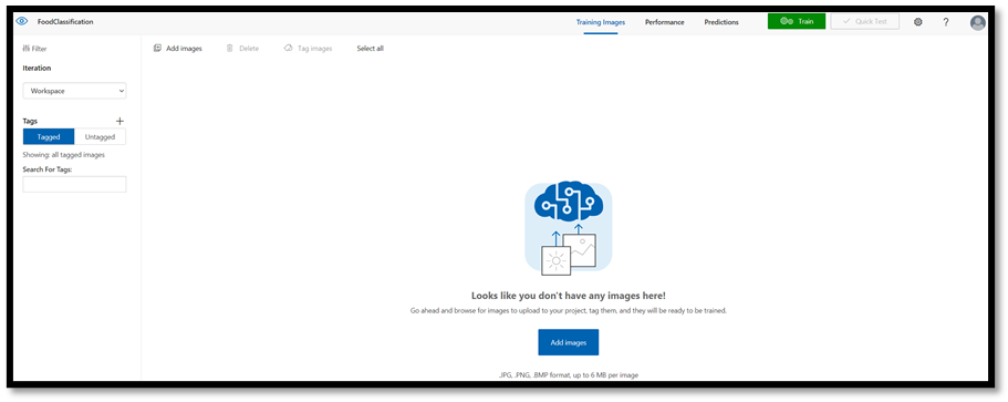 Cuadro de diálogo Agregar imágenes