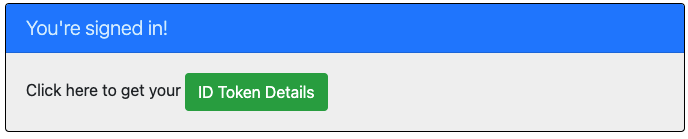 Capture d’écran de l’exemple d’application.