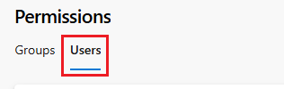 Capture d’écran de la vérification de l’appartenance au projet Azure DevOps.