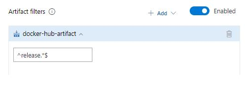Filtre de niveau intermédiaire pour les artefacts Azure Container Registry et Docker Hub.