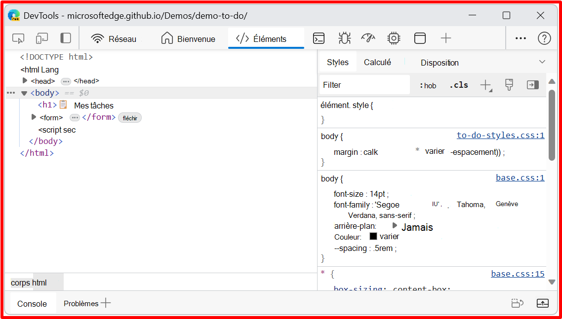 DevTools déséquipe dans une fenêtre distincte