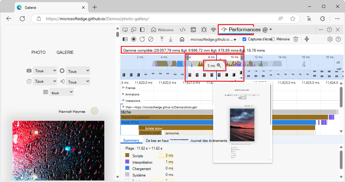 Passer à un niveau de zoom choisi