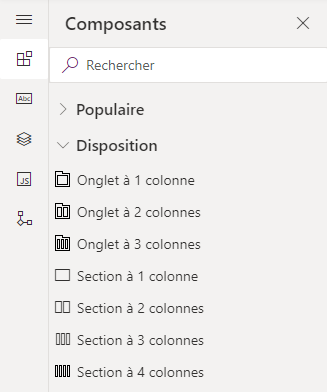 Composants de mise en page.
