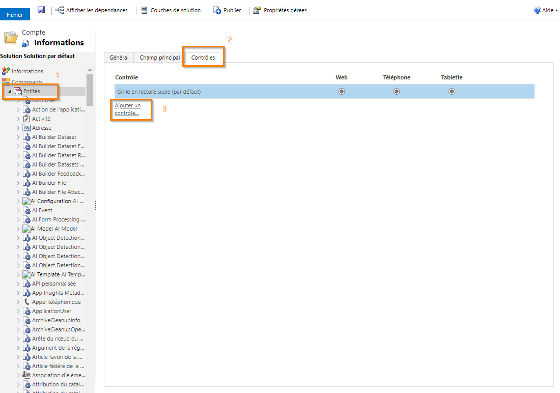 Ouvrir Ajouter un contrôleur.