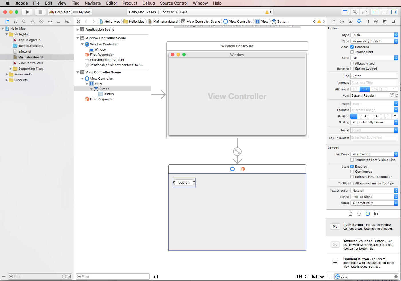 Ajout d’un bouton à la conception de l’interface