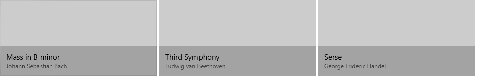 Exemple de grille de superposition d’images et de texte