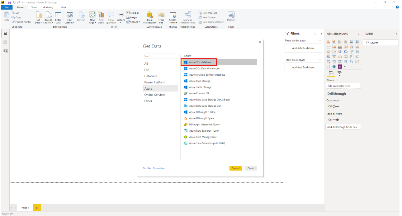 データ ソースを選択します。