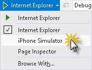 iPhone Simulator を使用して参照する iPhone Simulator を使用して参照する