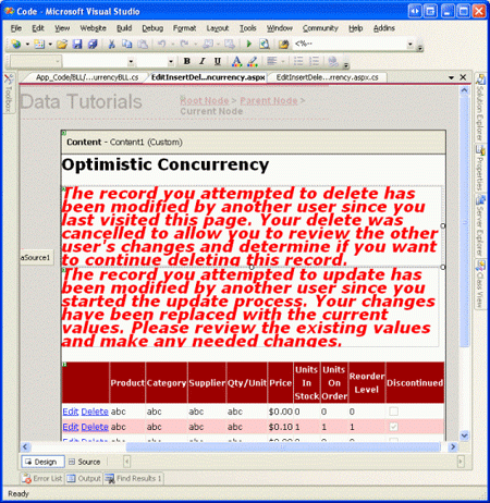 2 つのラベル コントロールがページに追加されました