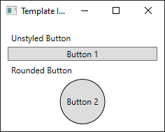 マウスを WPF ボタンの上に移動して塗りつぶしの色を変更する