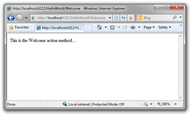 시작 작업 메서드입니다.