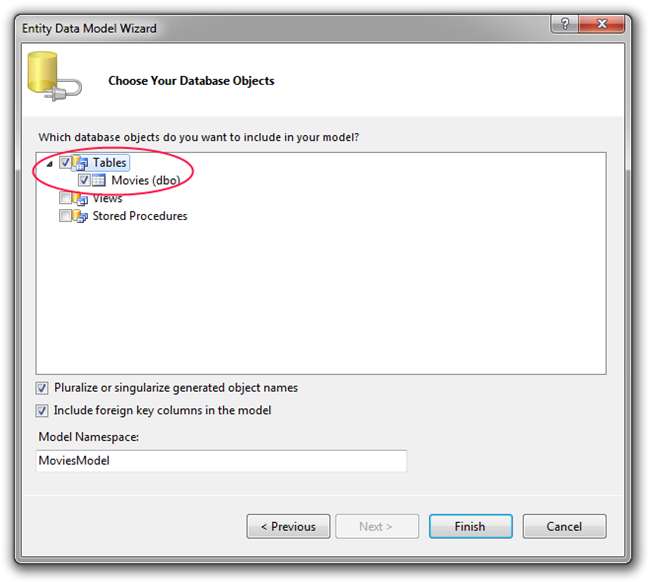 엔터티 데이터 모델 마법사