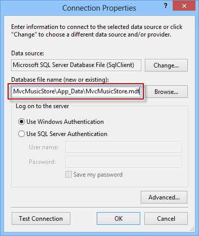 연결 속성 연결 속성