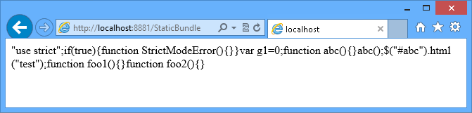 정적 JavaScript 파일 번들 정적 JavaScript 파일 번들