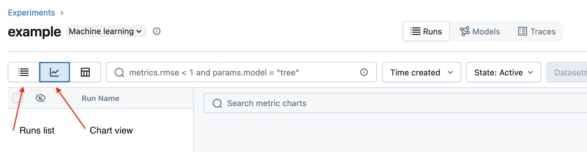 차트 보기 단추입니다.