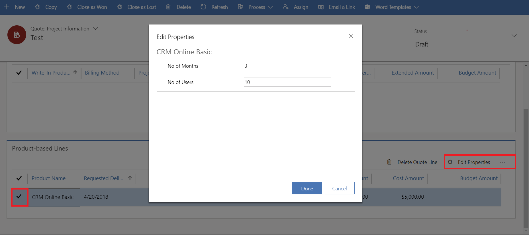 사용자 없음 및 월 없음을 품질 요소로 플래그 지정합니다.